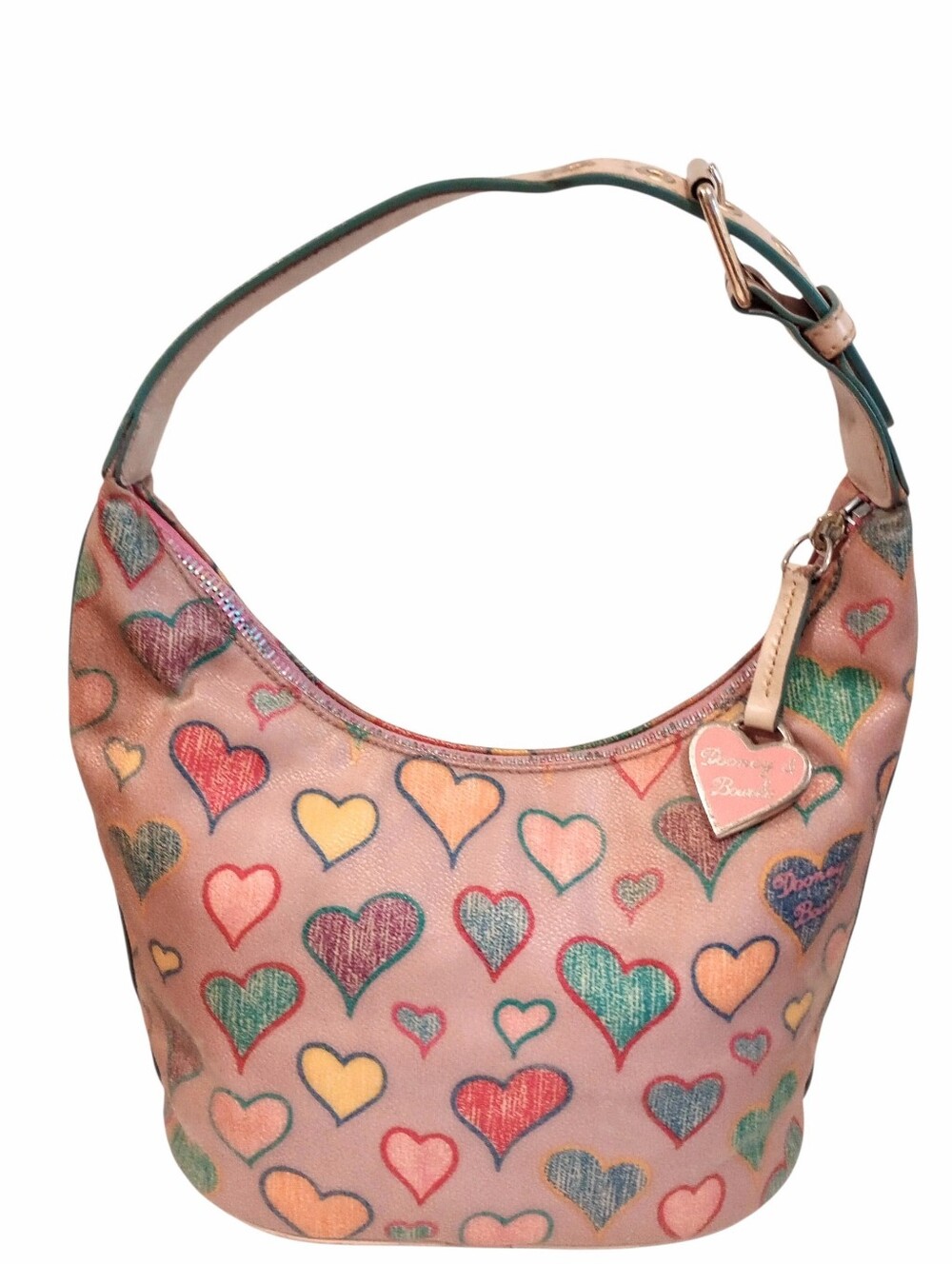 Dooney & Bourke Crayon Hearts Mini Bucket Bag - Picture 10 of 16